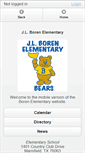 Mobile Screenshot of boren.mansfieldisd.org