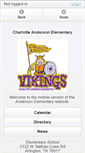 Mobile Screenshot of anderson.mansfieldisd.org