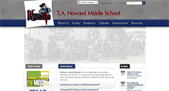 Desktop Screenshot of howard.mansfieldisd.org