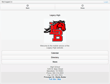 Tablet Screenshot of legacy.mansfieldisd.org